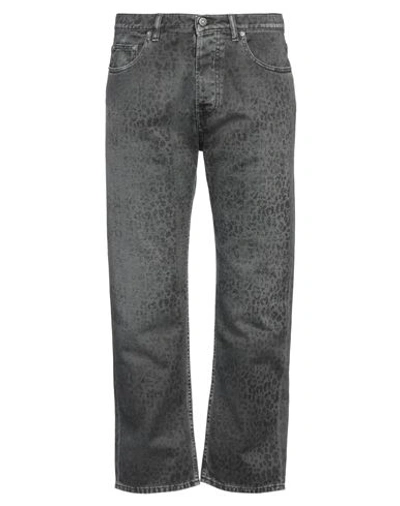 Shop Golden Goose Man Jeans Lead Size 34 Cotton In Grey