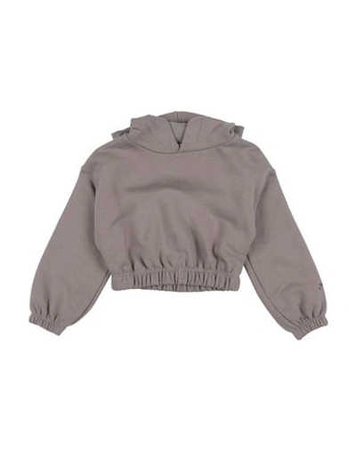 Shop Hinnominate Toddler Girl Sweatshirt Khaki Size 4 Cotton In Beige