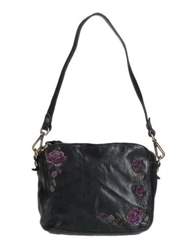 Shop Campomaggi Woman Handbag Black Size - Bovine Leather
