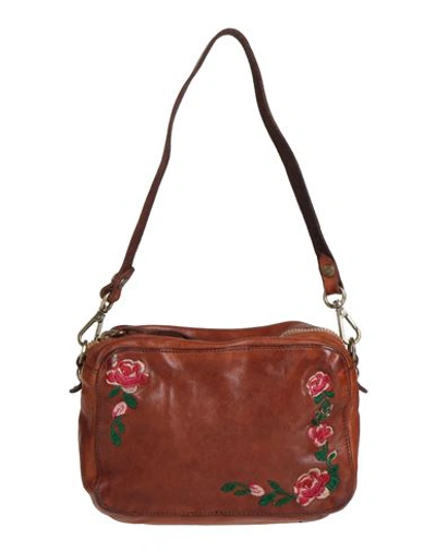 Shop Campomaggi Woman Handbag Brown Size - Bovine Leather