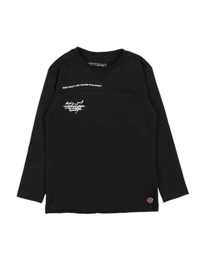 Shop Sp1 Toddler Boy T-shirt Black Size 6 Cotton