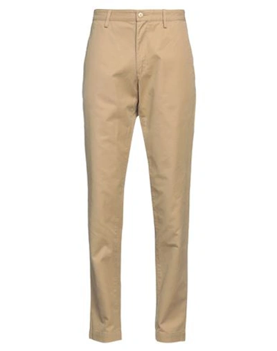 Shop Zadig & Voltaire Man Pants Beige Size 26 Cotton