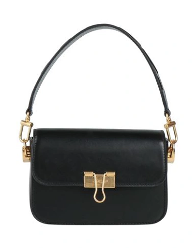 Shop Off-white Woman Handbag Black Size - Soft Leather