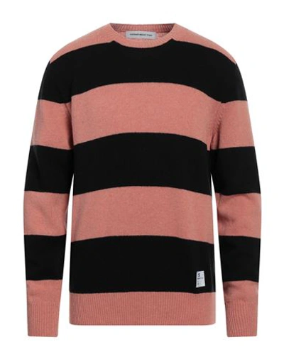 Department Five Department 5 Man Sweater Salmon Pink Size Xl Virgin Wool In Pink