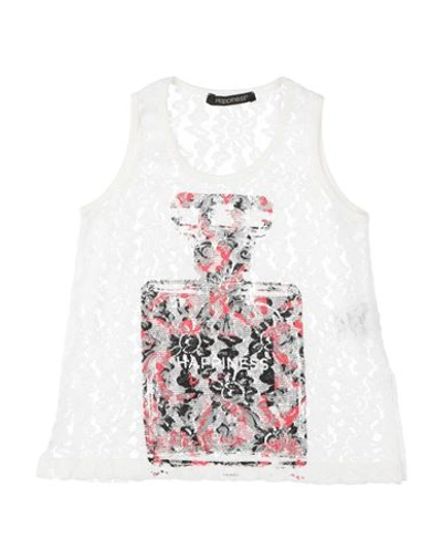Happiness Toddler Girl Top White Size 6 Polyamide, Viscose In White