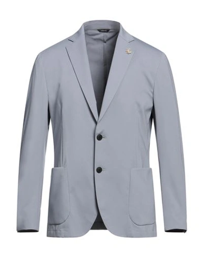 Shop Tombolini Man Blazer Grey Size 46 Polyamide, Polyester, Elastane
