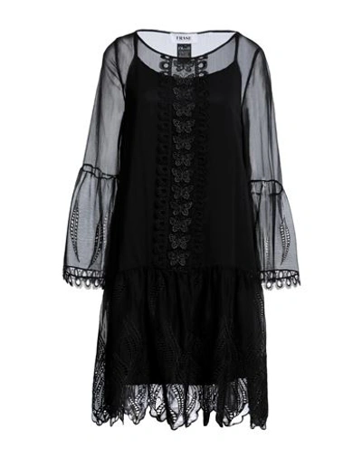Shop Frase Francesca Severi Woman Midi Dress Black Size 8 Polyester