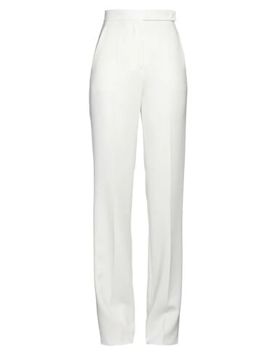 Shop Max Mara Woman Pants White Size 8 Triacetate, Polyester