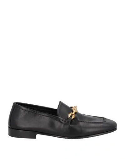 Shop Jimmy Choo Woman Loafers Black Size 6 Calfskin