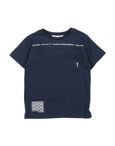 Shop Cesare Paciotti 4us Toddler Boy T-shirt Navy Blue Size 4 Cotton