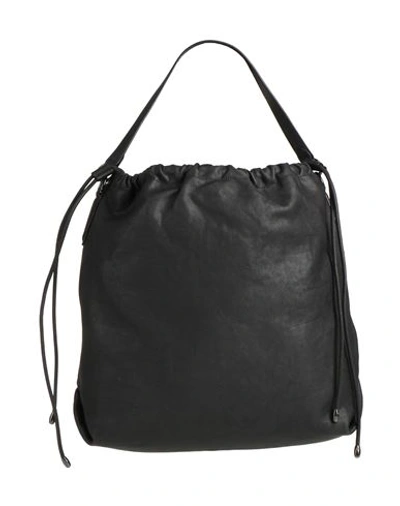Shop Gentryportofino Woman Handbag Black Size - Soft Leather