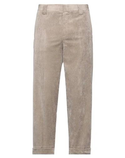 Shop Golden Goose Man Pants Khaki Size 36 Cotton, Viscose, Elastane In Beige