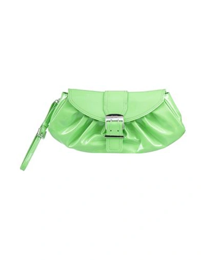 Shop By Far Woman Handbag Light Green Size - Cow Leather