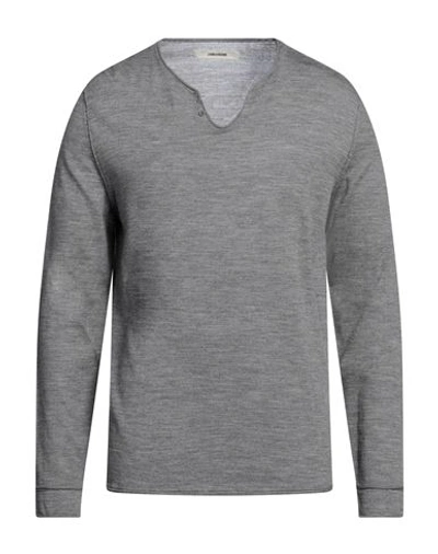 Shop Zadig & Voltaire Man Sweater Grey Size Xl Merino Wool