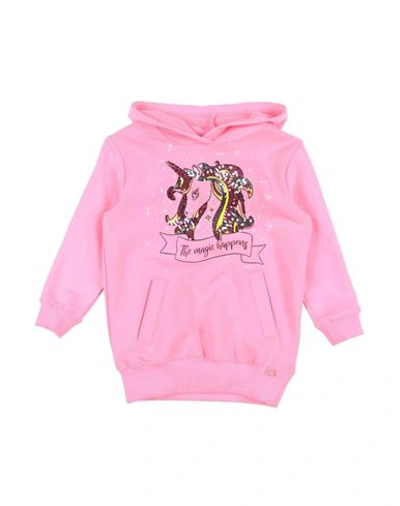 Billieblush Toddler Girl Sweatshirt Fuchsia Size 6 Cotton, Elastane In Pink