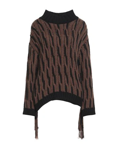 Shop Kaos Woman Turtleneck Black Size S Acrylic, Viscose, Wool, Alpaca Wool