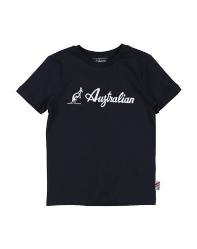 Shop Australian Toddler Boy T-shirt Midnight Blue Size 5 Cotton