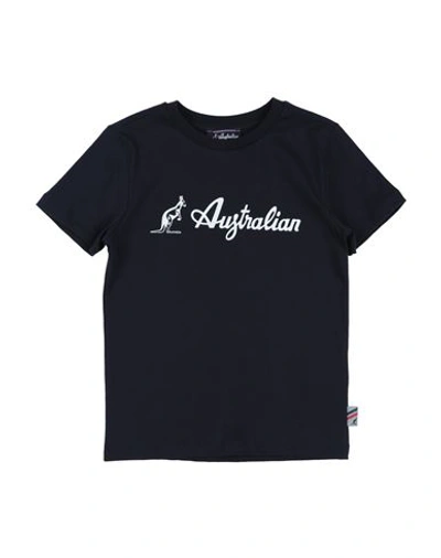 Australian Toddler Boy T-shirt Midnight Blue Size 5 Cotton In Blue