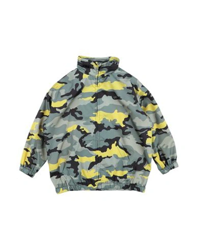 Dolce & Gabbana Toddler Boy Jacket Sage Green Size 5 Polyester In Sage Green
