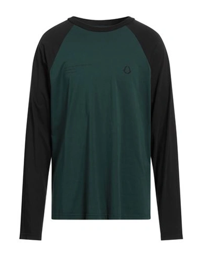 Shop Moncler Genius 7 Moncler Fragment Hiroshi Fujiwara Man T-shirt Dark Green Size Xl Cotton