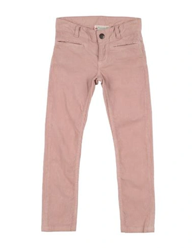 Shop Bonpoint Toddler Girl Pants Blush Size 4 Cotton, Elastane In Pink