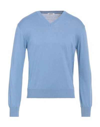 Shop Gioferrari Man Sweater Light Blue Size 40 Cotton