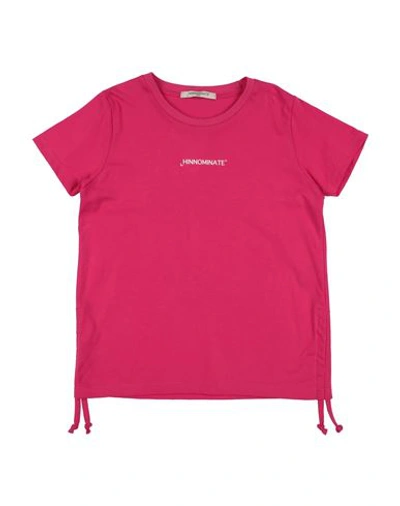 Hinnominate Toddler Girl T-shirt Fuchsia Size 6 Cotton In Pink