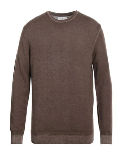 Shop Bellwood Man Sweater Brown Size 40 Virgin Wool