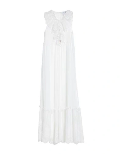 Shop Frase Francesca Severi Woman Maxi Dress White Size 8 Polyester