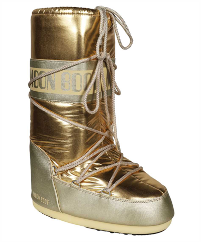 Shop Moon Boot Snow Boots In Gold