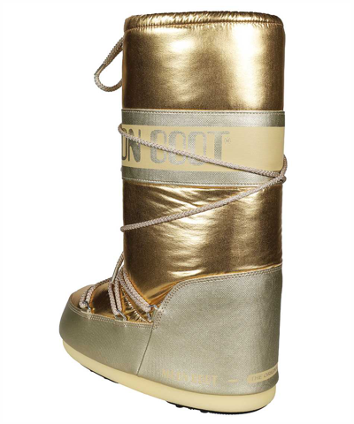 Shop Moon Boot Snow Boots In Gold
