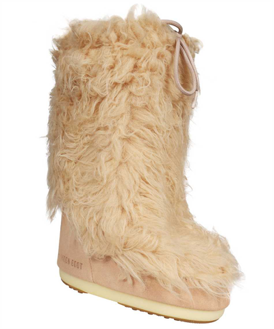 Shop Moon Boot Snow Boots In Pale Pink