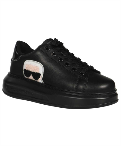 Shop Karl Lagerfeld Low-top Sneakers In Black