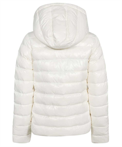 Shop Pyrenex Hooded Short Down Jacket In White