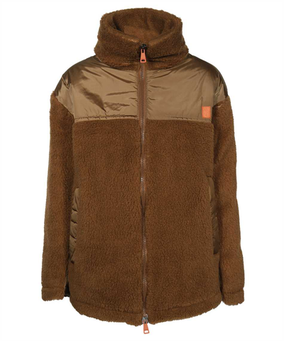 Shop Weekend Max Mara Fleece Jacket In Camel