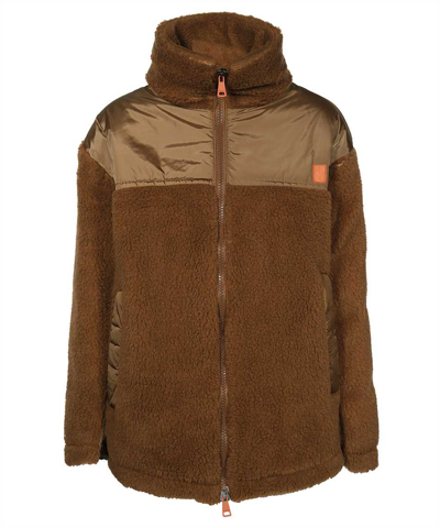 Weekend Max Mara Fleece Oversized Jacket In Camel