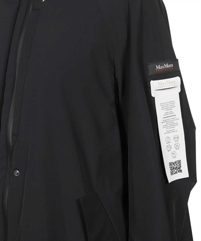 Max Mara Nylon Jacket In Black