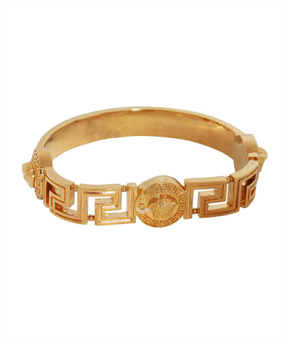 Shop Versace Golden Metal Bracelet