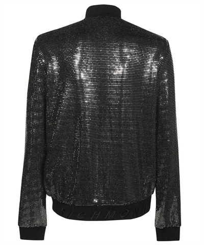 John Richmond Full Zipper Casual Jacket In Black