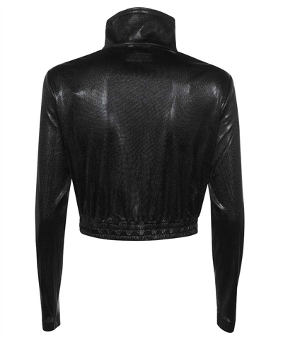John Richmond Half Zip Sweatshirt In Black