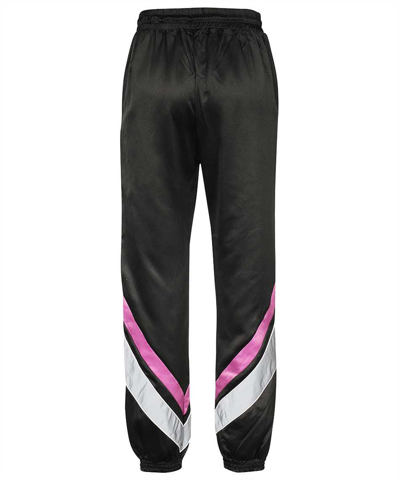 Shop John Richmond Techno Fabric Track Pants In Black
