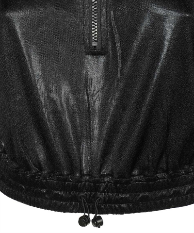 John Richmond Half Zip Sweatshirt In Black