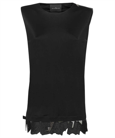 Shop John Richmond Sleeveless Top In Black