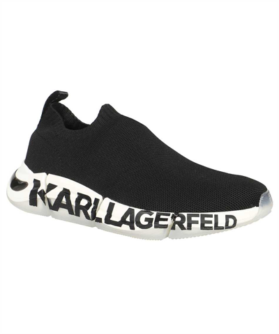 Shop Karl Lagerfeld Low-top Sneakers In Black