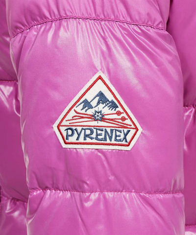 Shop Pyrenex Short Down Jacket In Fuchsia