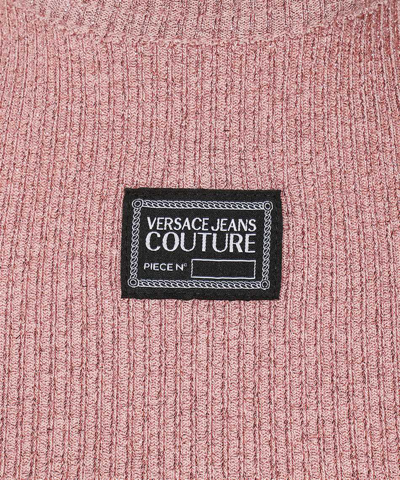 Versace Jeans Couture Knitted Dress In Pink