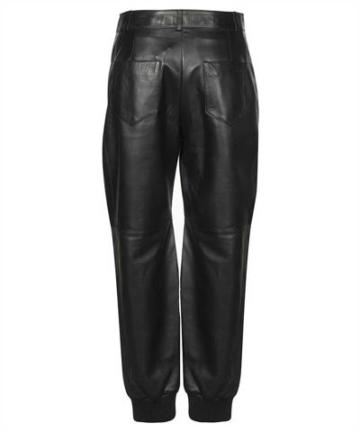 Karl Lagerfeld Leather Pants In Black