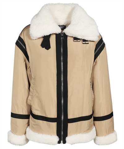 Shop Karl Lagerfeld Jacket In Sand