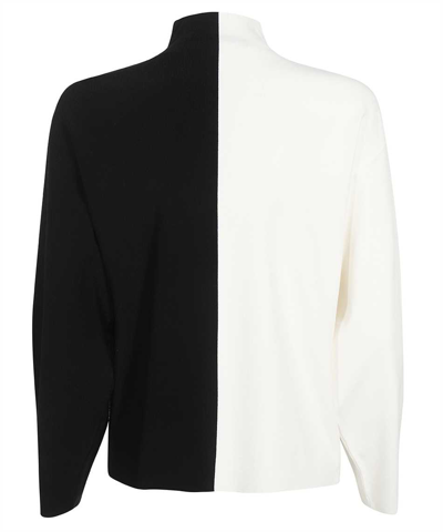 Shop Karl Lagerfeld Turtleneck Sweater In White