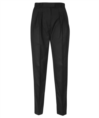 Shop Karl Lagerfeld Straight-leg Trousers In Black
